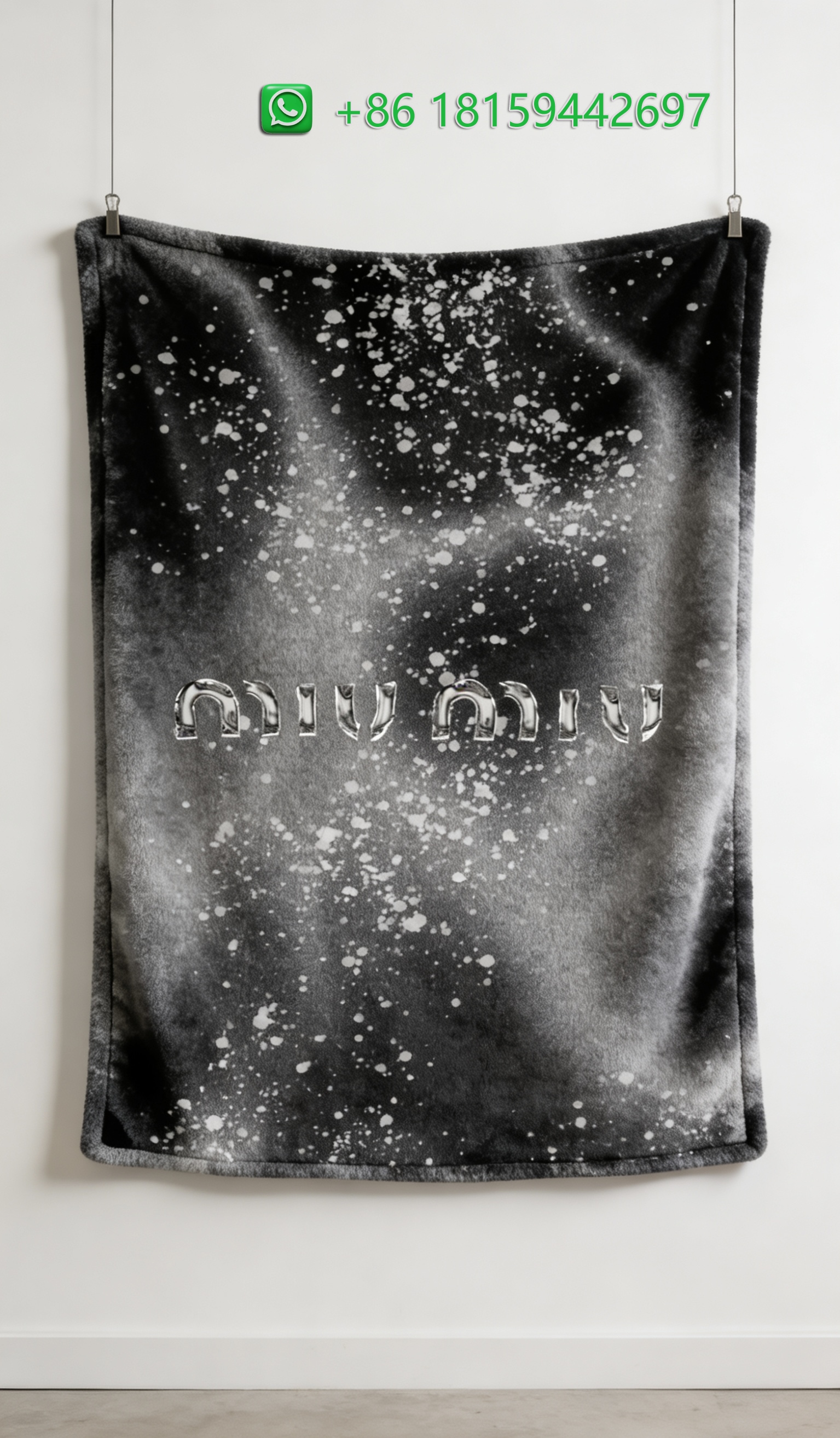Miumiu Throw Blankets